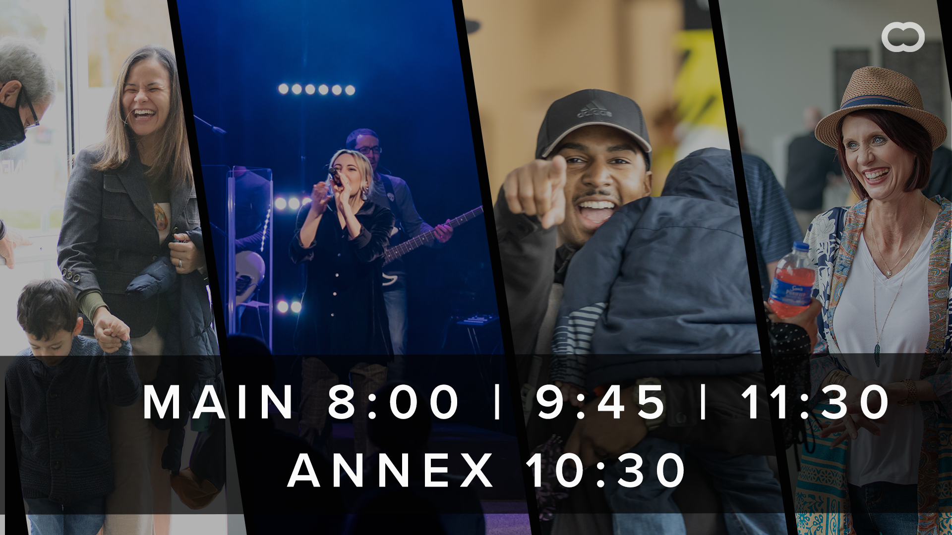 New Service Times<br />
Main 8:00, 9:45, 11:30 AM<br />
Annex 10:30 AM